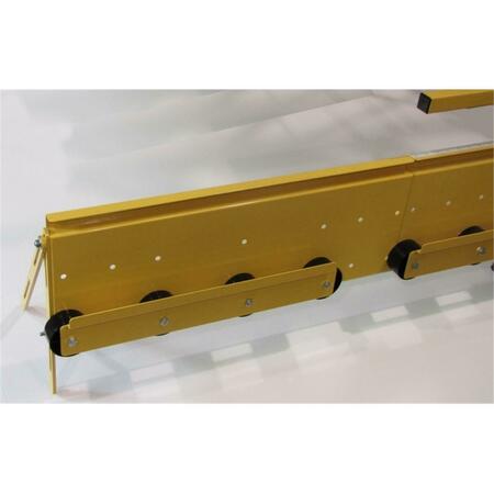 SAWTRAX MFG Sawtrax Panel Saw Accessory- Full Builder s Extension with steel roller sleeves BLEXTSS